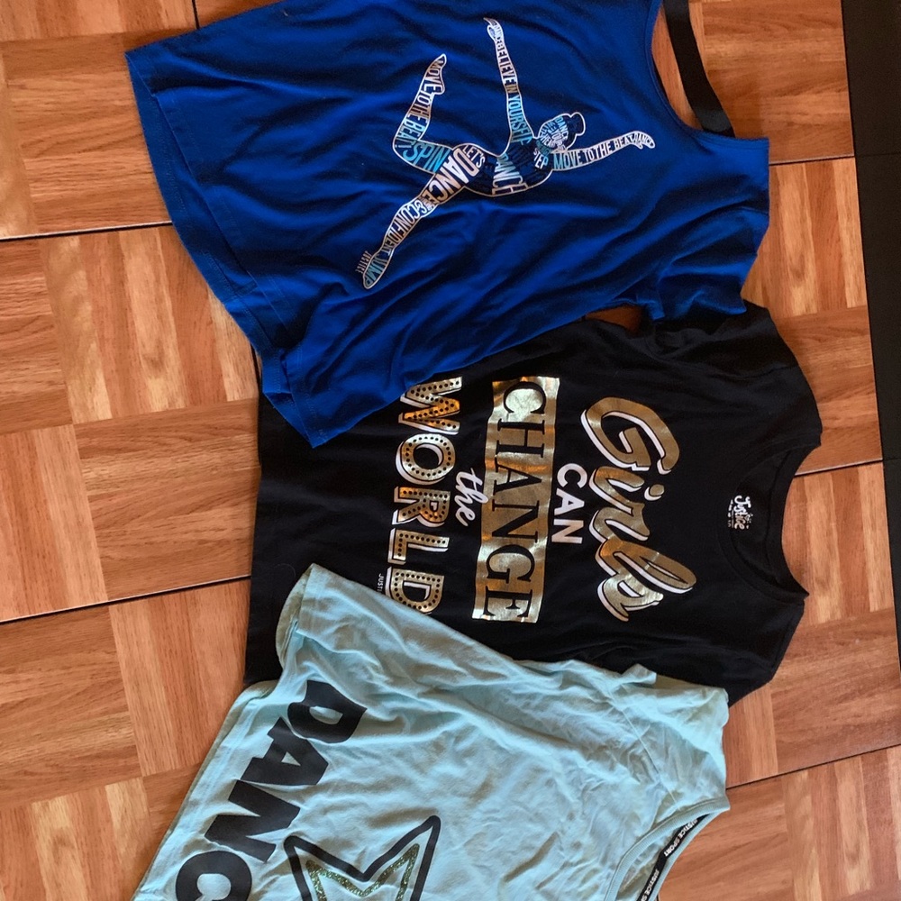 Justice dance T-shirt set size 10